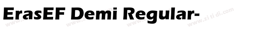 ErasEF Demi Regular字体转换
